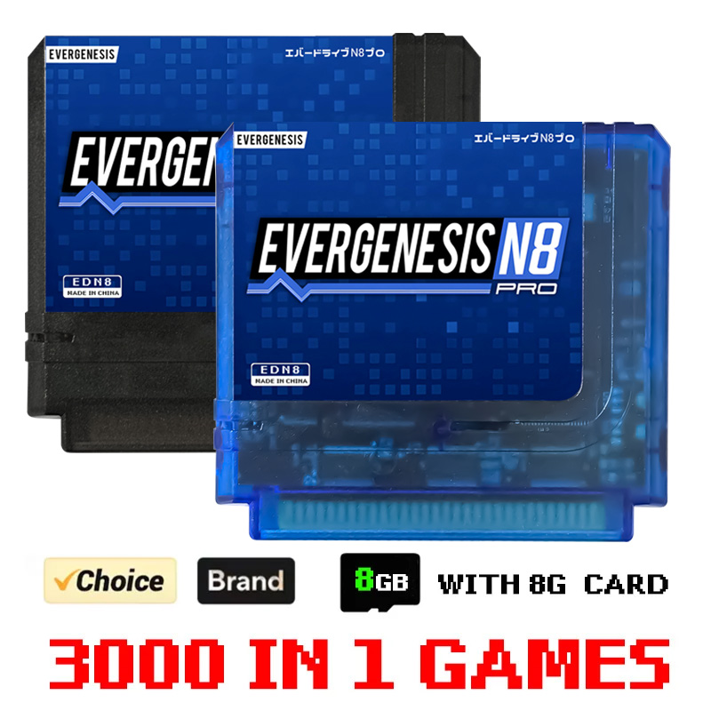 Retro Gaming Unit - Cartouches de jeu ED N8 Pro