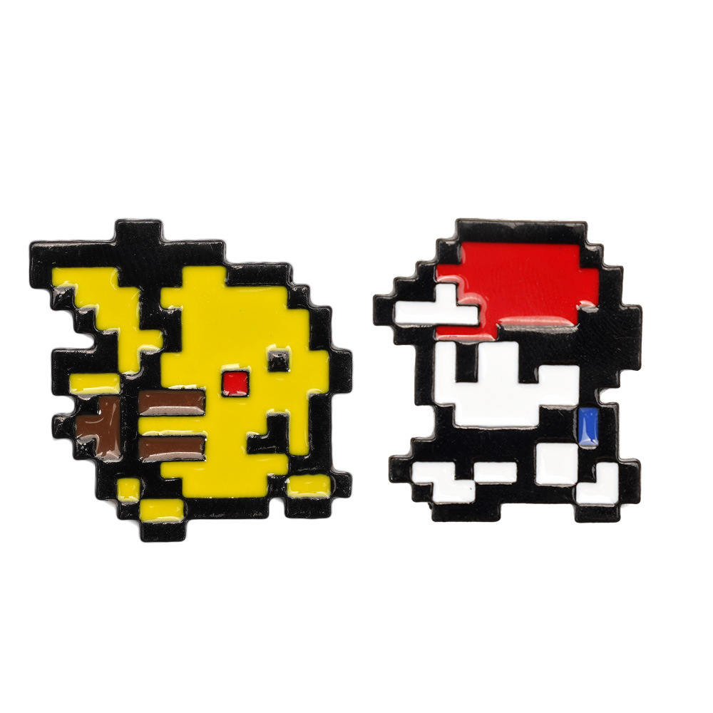 Retro Gaming Pokemon - 2 épingles en émail rétro 8