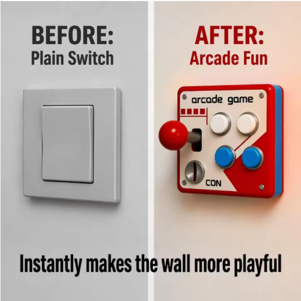 Retro Gaming Gifts - Cache-prise de joystick rétro pour borne