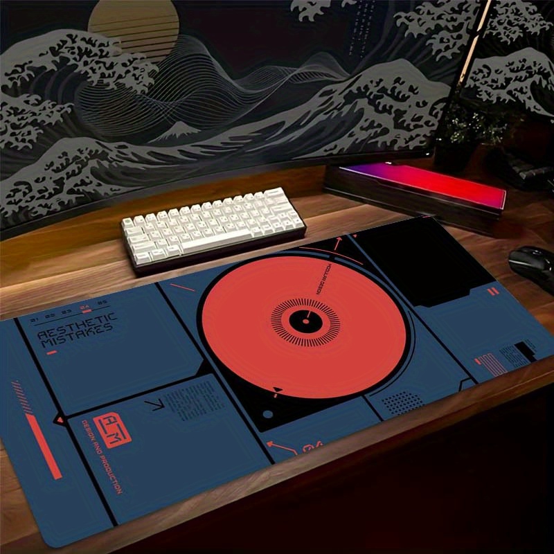 Retro Gaming Xl - Tapis de bureau XL DJ Rétro
