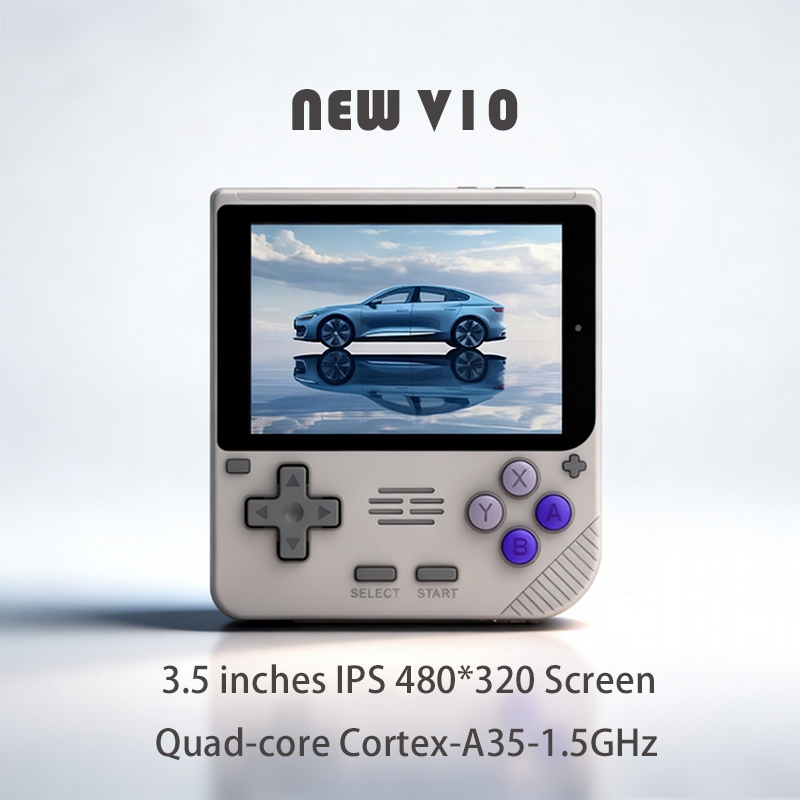 Retro Gaming Power Bank - NOUVEAU V10 Écran IPS OCA HD