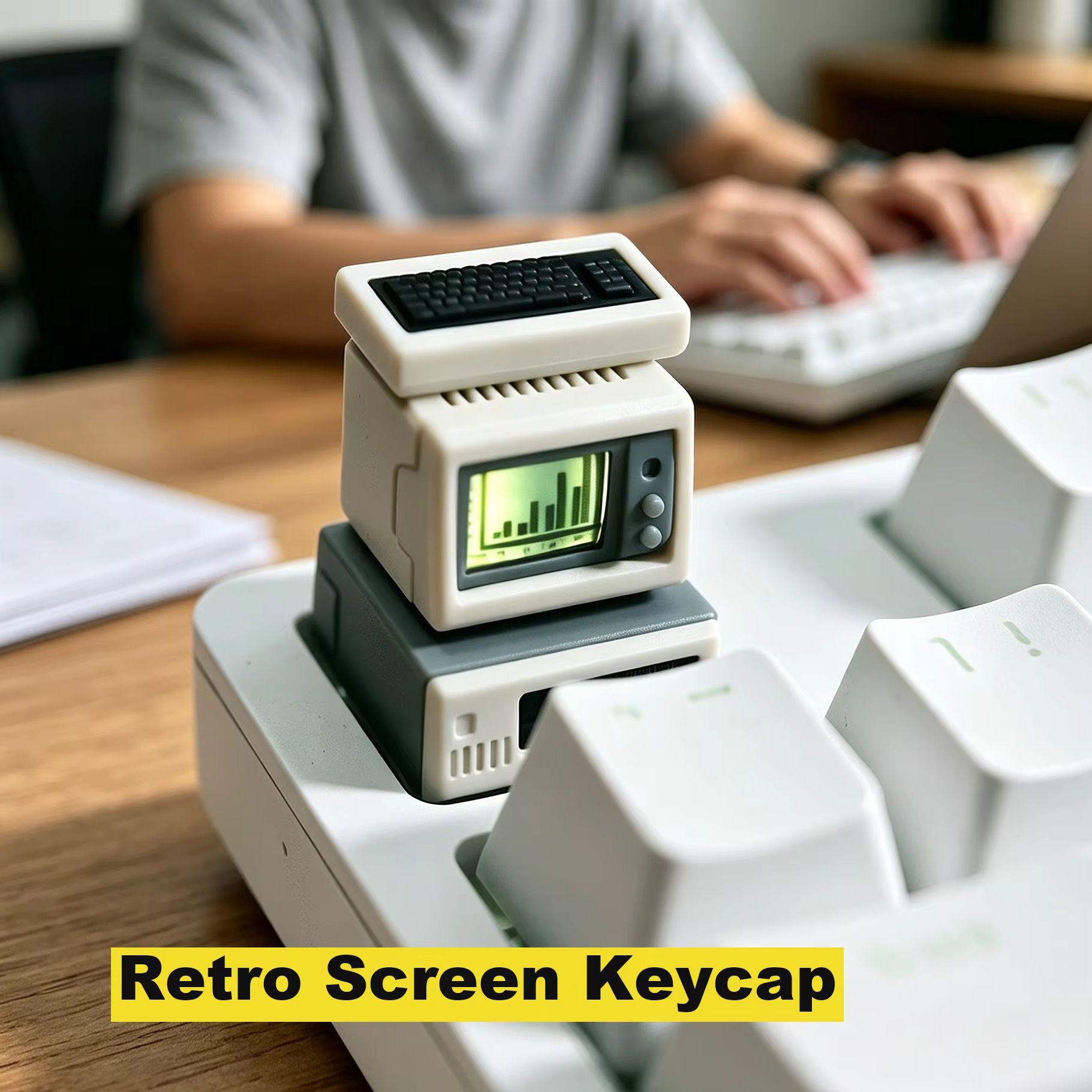 Retro Gaming Unit - Capuchons de touches rétro pour ordinateur,