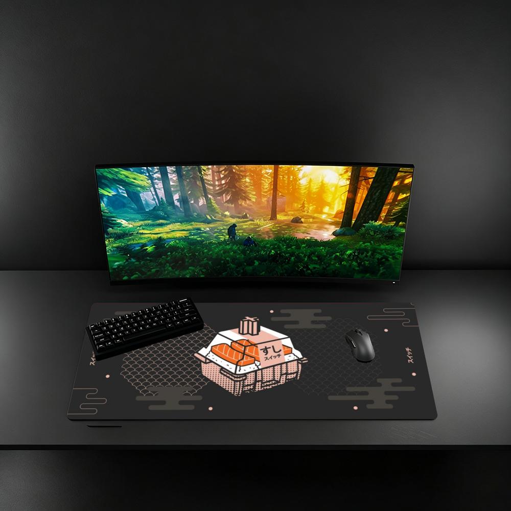 Retro Gaming Xl - Grand tapis de bureau XL, motif