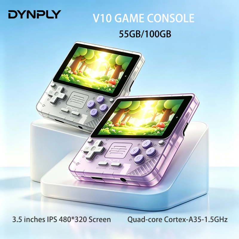 Retro Gaming Power Bank - POWKIDDY V10 Console de jeu portable
