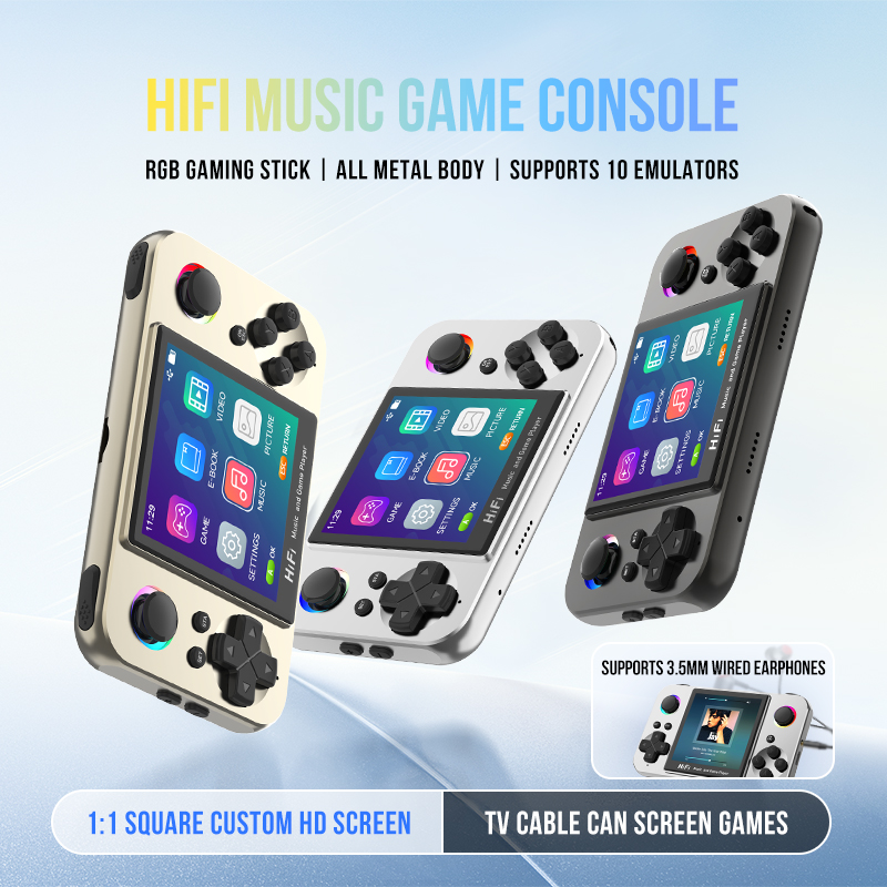 Retro Gaming Power Bank - Console de jeu multimédia L8 avec