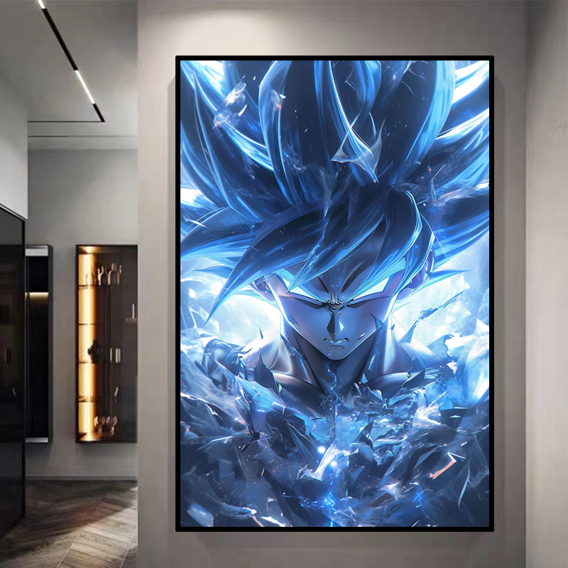 Retro Gaming Art - Peinture décorative Dragon Ball Sun Wukong
