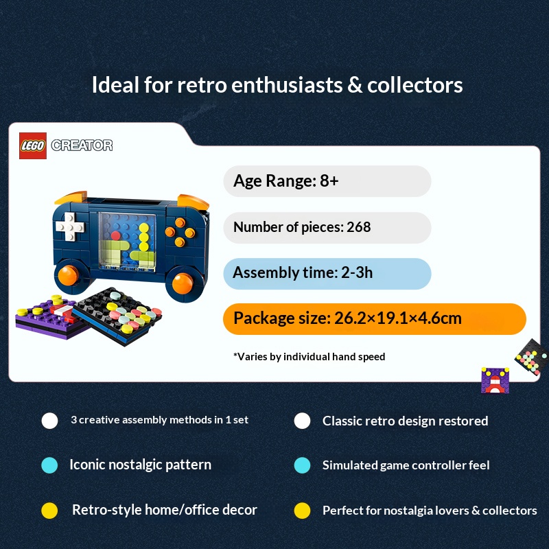 LEGO Creator 3-en-1 Blocs de C - Retro Gaming Gifts avis et prix
