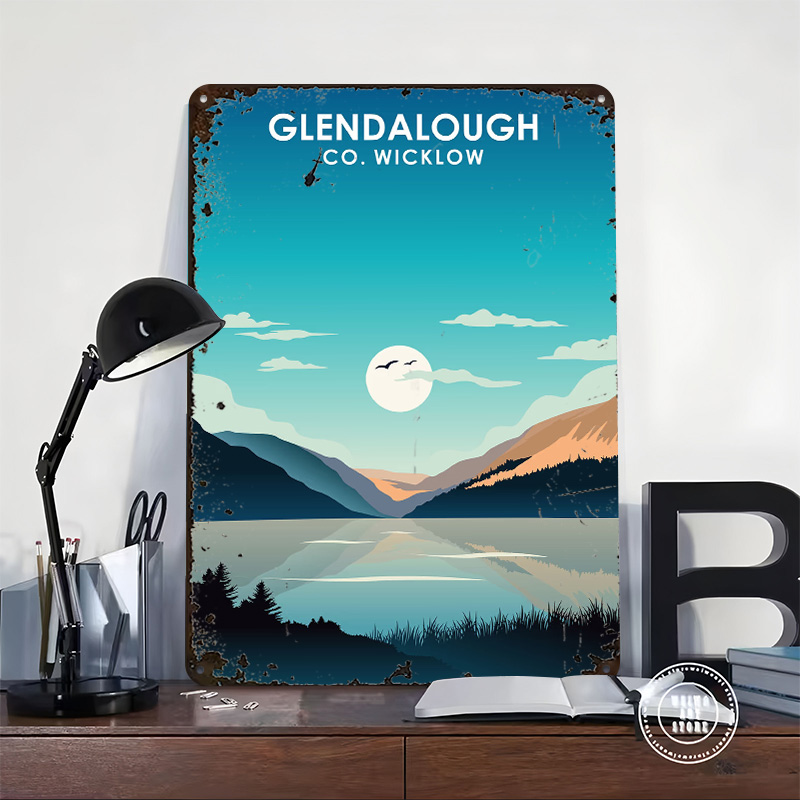 Affiche imprimée Glendalough I - Retro Gaming Ireland avis et prix