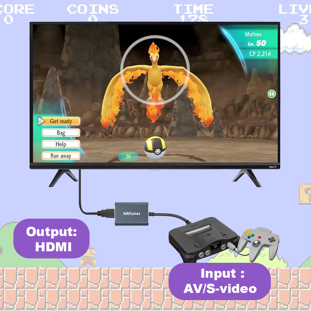 Bitfunx – adaptateur vidéo 720 - Retro Handheld Console avis et prix