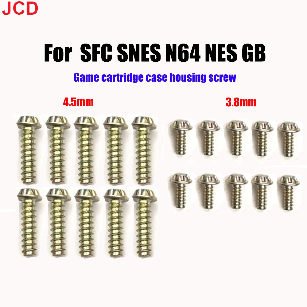 JCD 10 pièces 3.8mm 4.5mm vis  - Game Cartridge Case avis et prix