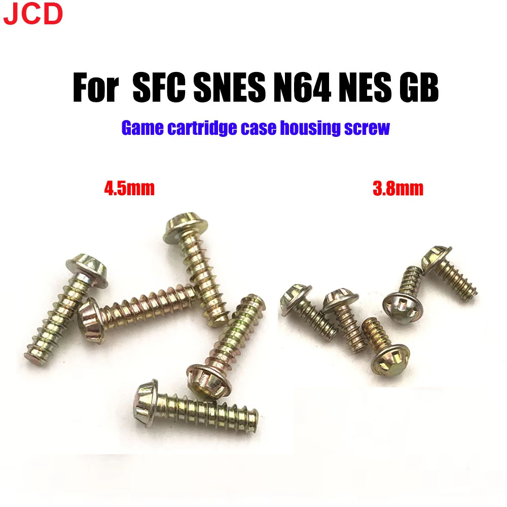 JCD 10 pièces 3.8mm 4.5mm vis  - Game Cartridge Case avis et prix