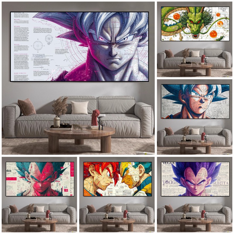 Affiche d'anime Dragon Ball, a - Retro Gaming Art avis et prix