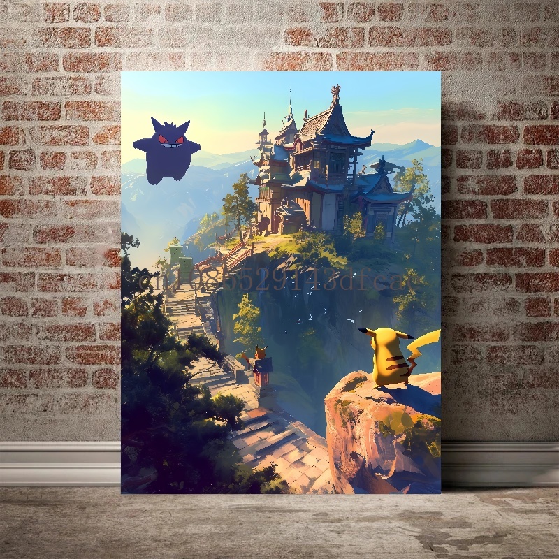 Affiche de dessin animé Pokémo - Retro Gaming Pokemon avis et prix