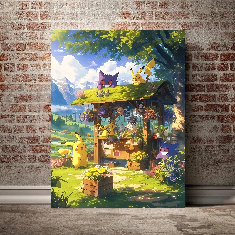 Affiche de dessin animé Pokémo - Retro Gaming Pokemon avis et prix