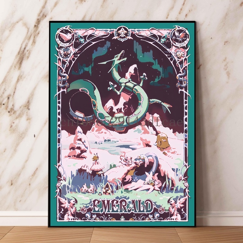 Affiche de dessin animé rétro  - Retro Gaming Pokemon avis et prix