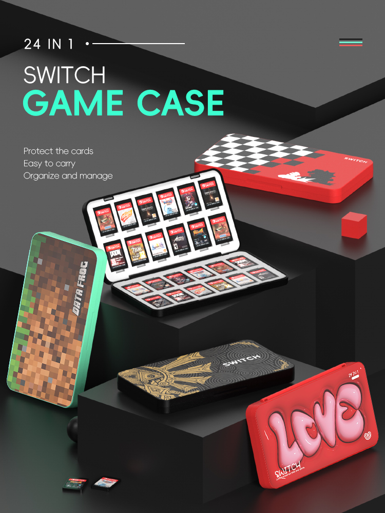 Étui pour cartes de jeu 24 en  - Game Cartridge Case avis et prix