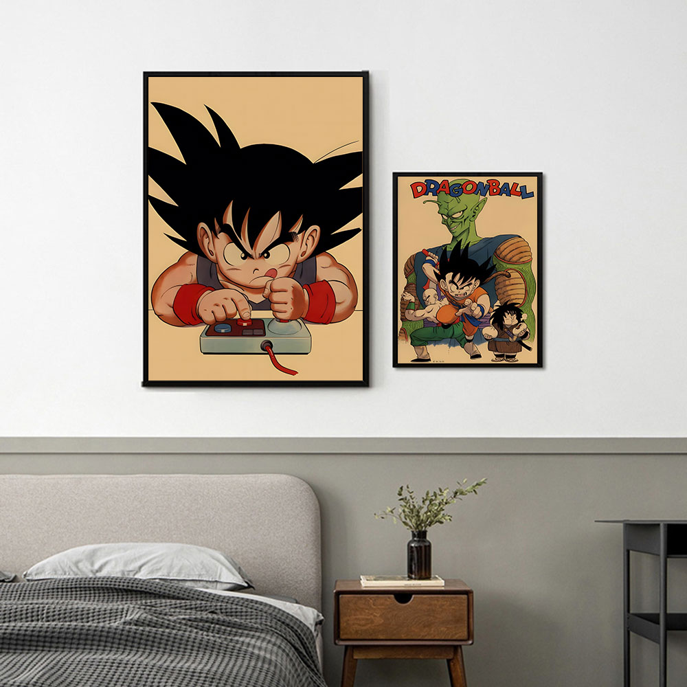 Affiches Vintage Dragon Ball,  - Retro Gaming Art avis et prix