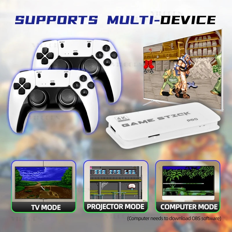 VILCORN – Console de jeux vidé - Retro Gaming With Projector avis et prix
