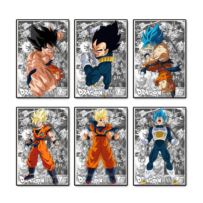 Imprimé Dragon Ball Goku sur t - Retro Gaming Art avis et prix