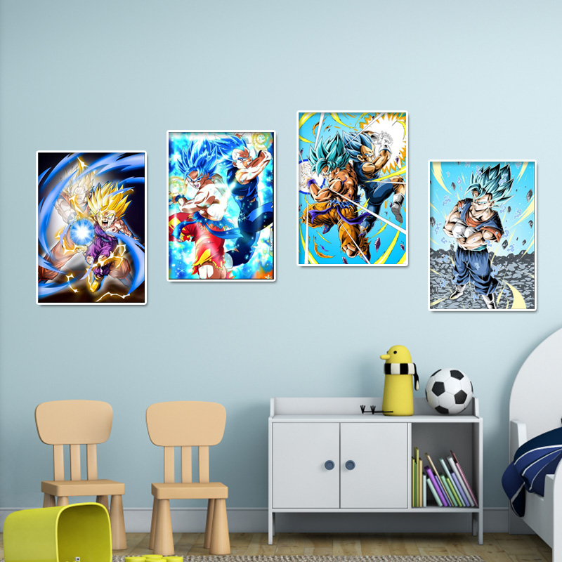 Imprimé Dragon Ball Goku sur t - Retro Gaming Art avis et prix