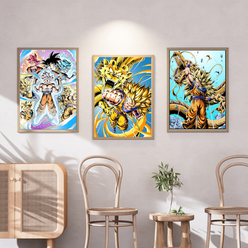 Imprimé Dragon Ball Goku sur t - Retro Gaming Art avis et prix