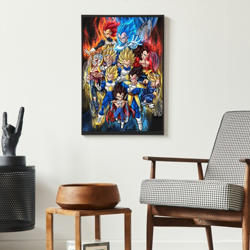 Imprimé Dragon Ball Goku sur t - Retro Gaming Art avis et prix