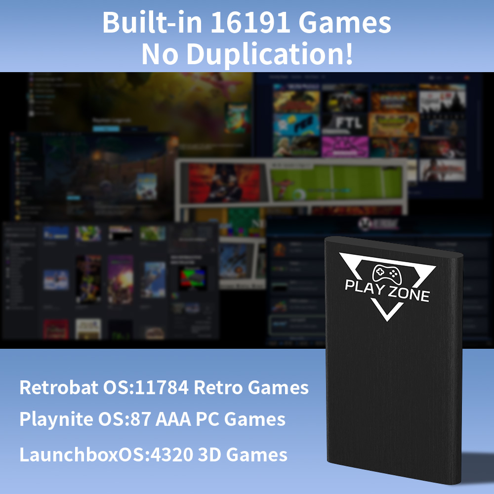 Disque dur portable de jeu Pla - Retro Gaming Play Zone avis et prix