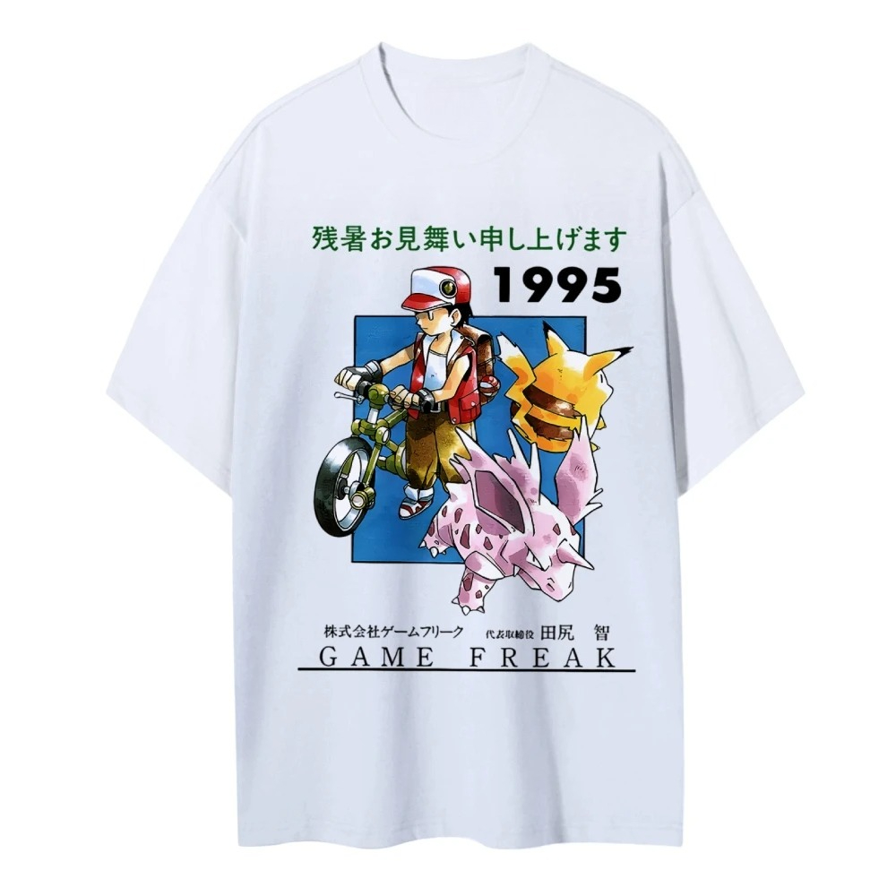 T-shirt vintage Pokemon 1995 G - Retro Gaming Pokemon avis et prix