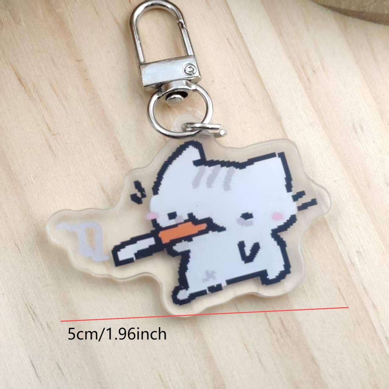 Porte-clés chat pixel plat 2d  - Retro Gaming Gifts avis et prix