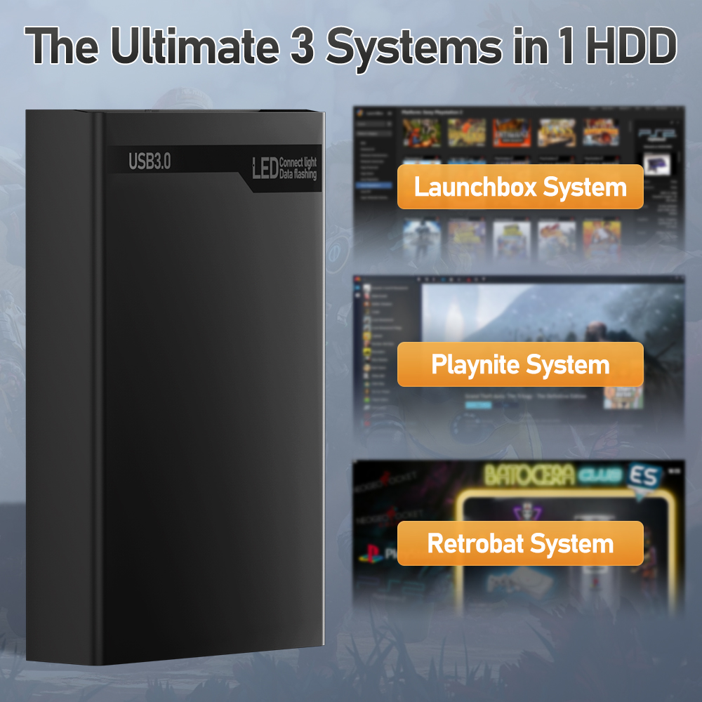 Console de jeu vidéo HDD rétro - Retro Gaming Play Zone avis et prix