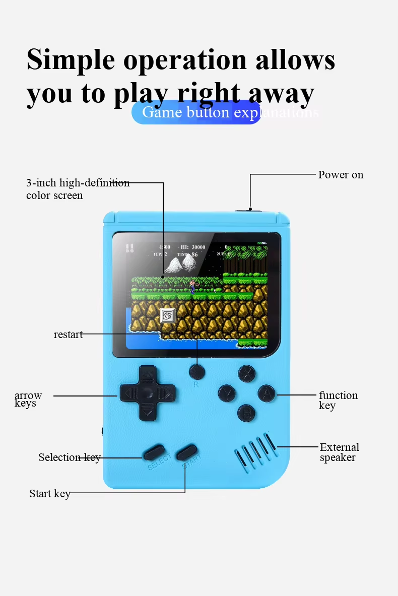 NOUVELLE Console de Jeux Vidéo - Retro Gaming Power Bank avis et prix